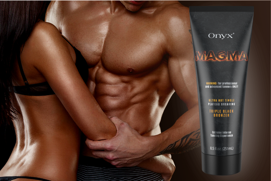 tanned woman and man - best tingle tanning lotion