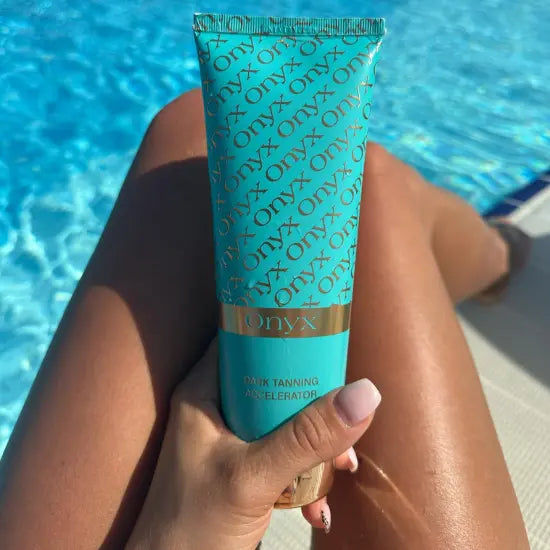 Onyx tanning lotion Dark Tanning Accelerator for deep, long lasting tan