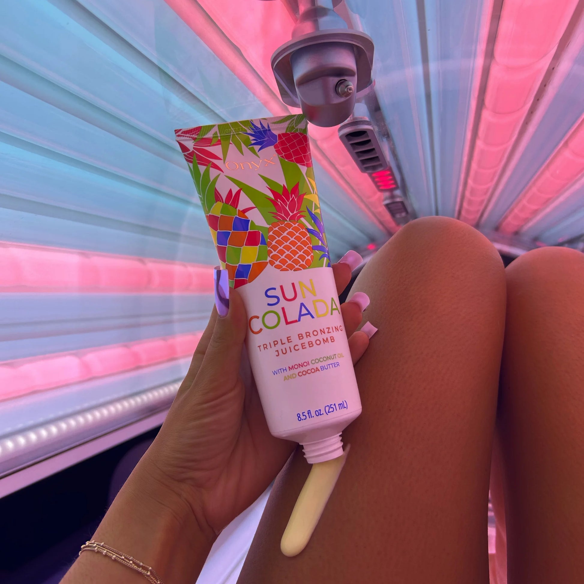 Suncolada Tanning Bronzer Lotion | Onyx Bronzer | Dark, Deep Tan