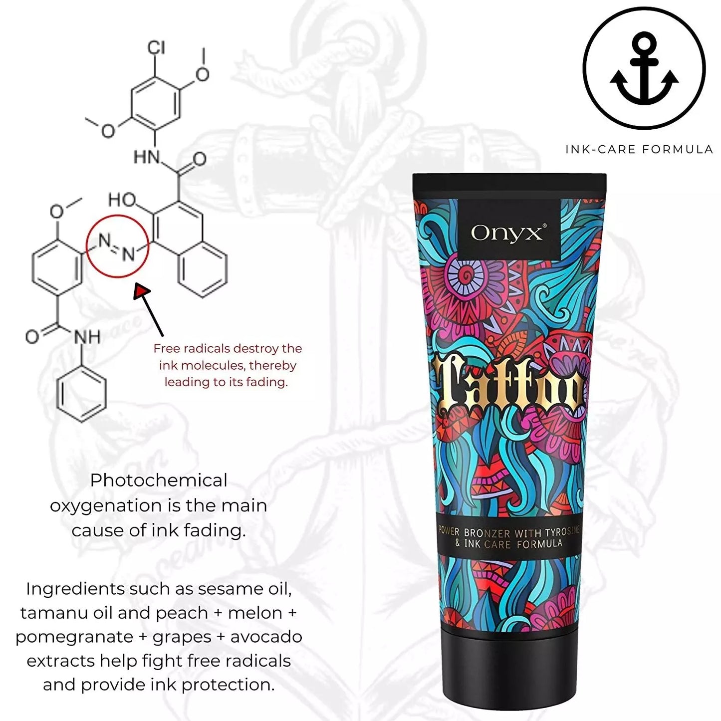 tattoo tanning lotion how works